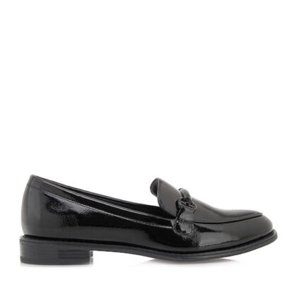 Seven Γυναικεία Loafers σε Μαύρο Χρώμα