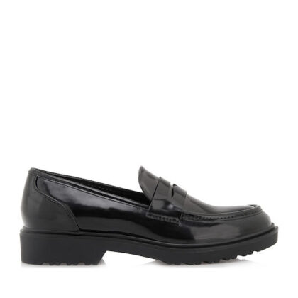 Seven Γυναικεία Loafers σε Μαύρο Χρώμα