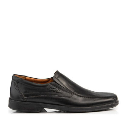 Boxer Loafer Δερμάτινα Ανδρικά Casual Παπούτσια Ανατομικά Μαύρα