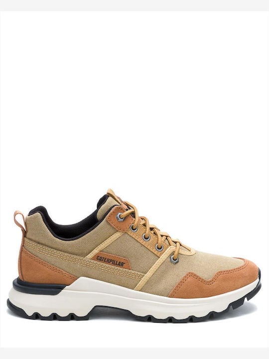Caterpillar Colorado Ανδρικά δερμάτινα Sneakers Μπεζ