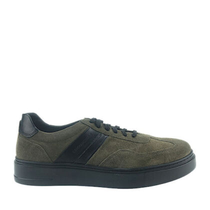 Commanchero Δερμάτινα Ανδρικά Sneakers σε λαδί χρώμα