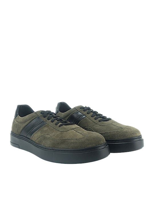 Commanchero Δερμάτινα Ανδρικά Sneakers σε λαδί χρώμα - Image 2