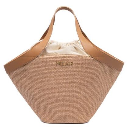 Nolah Alessa beige brown γυναικεία τσάντα ώμου