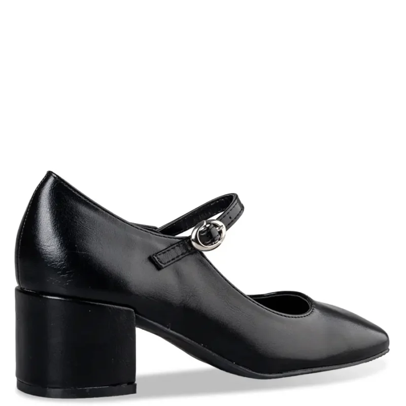 Envie MARY JANE PUMPS γυναικεία γόβα με μπαρέτα σε μαύρο χρώμα - Image 3